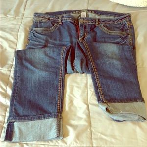 3/4 length jeans